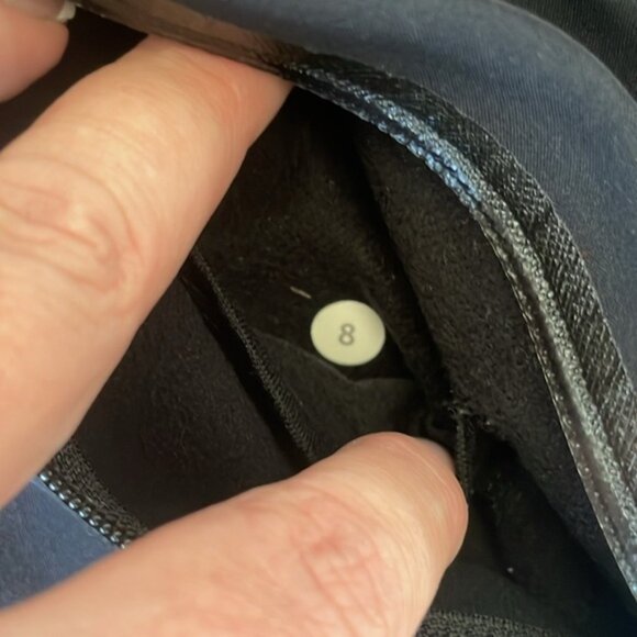 EC Lululemon Harmony Softshell Jacket Black Size 8 - Picture 5 of 5